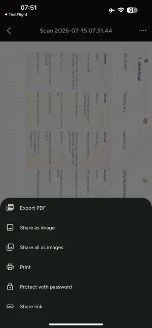 ScannerCam Light screenshot 2