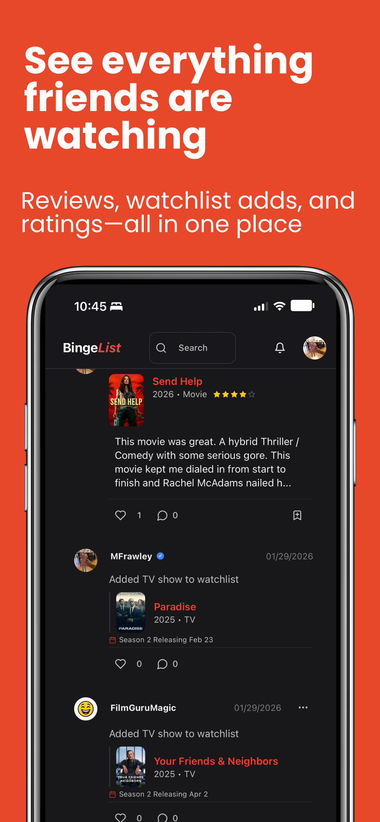 BingeList: Movie & TV Tracker screenshot 7