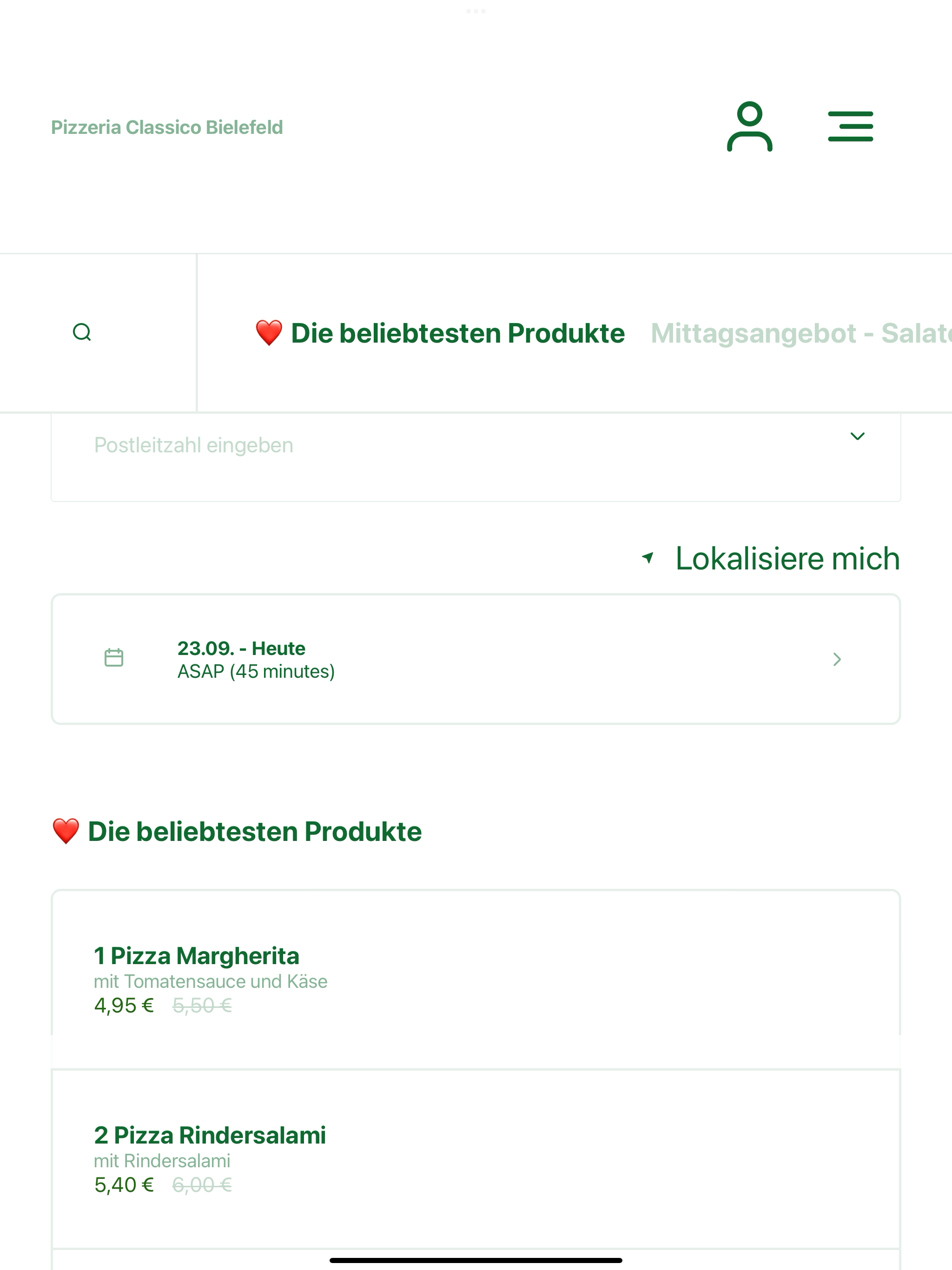 Pizzeria Classico Bielefeld screenshot 7