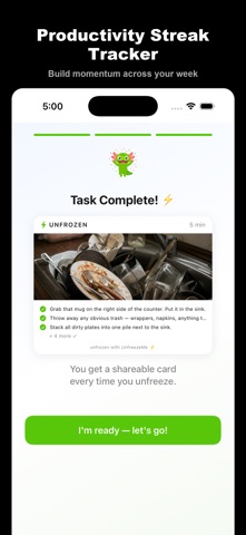 UnfreezeMe: ADHD Task Starter Screenshot 5 of 5