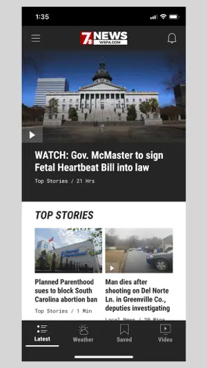 WSPA+ 7 News & Weather screenshot 1