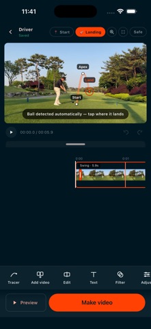 LOCUZ - Golf Shot Tracer iPhone screenshot