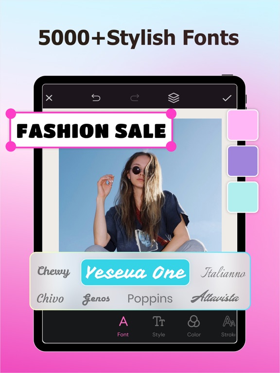 Flyer Maker - Make a Poster iPad screenshot 7 - Graphics & Design app