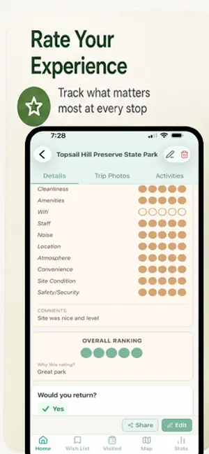 RV Campground Registry screenshot 3