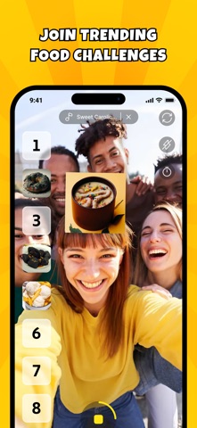 Food Challenge: Funny Filter screenshot