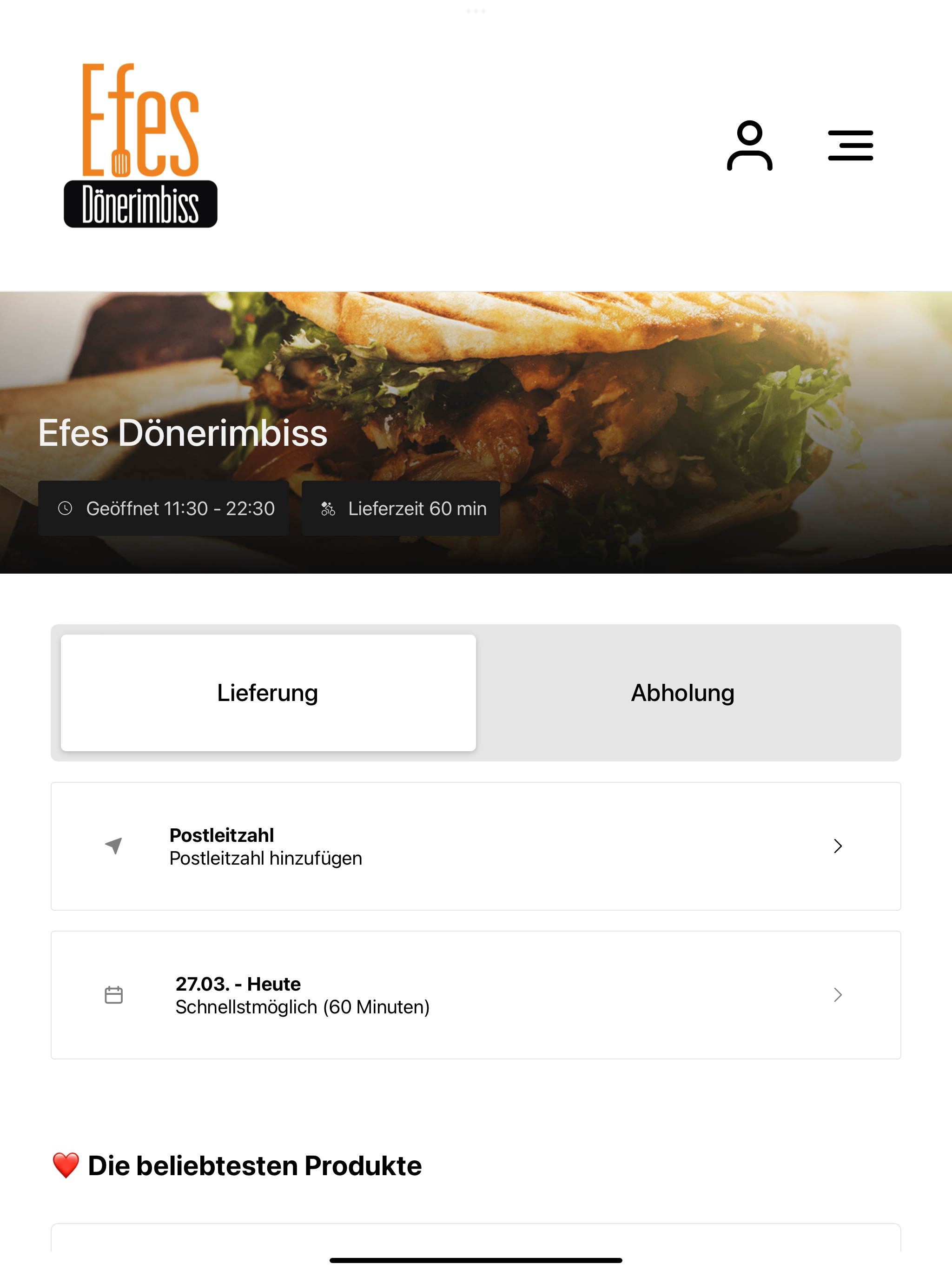 Efes Dönerimbiss screenshot 5