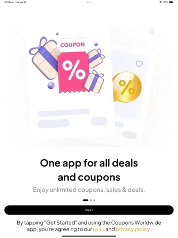 Coupons Worldwide ipad screenshot 4