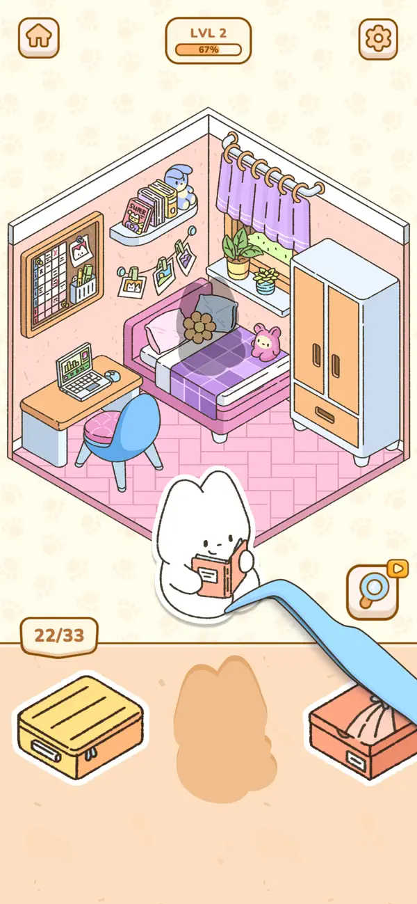 My Sticker Room - Decor Game iOS Mod IPA screenshot 4 - iOS game interface