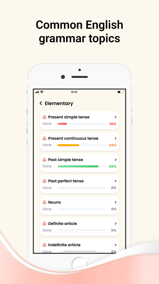 #4. English Grammar by levels (iOS) 由: Quan Nguyen