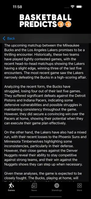BasketballPredicts: Tips&Picks screenshot 3