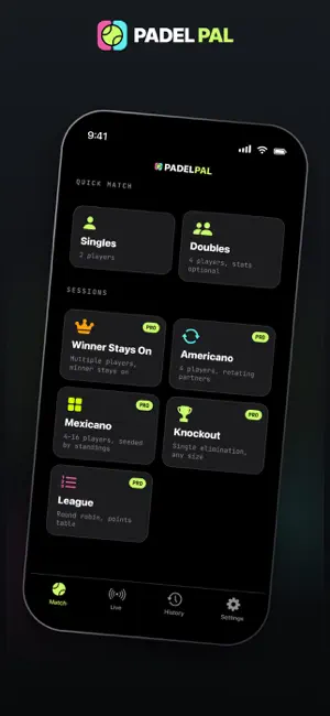 Padel Pal - Score Tracking screenshot 2
