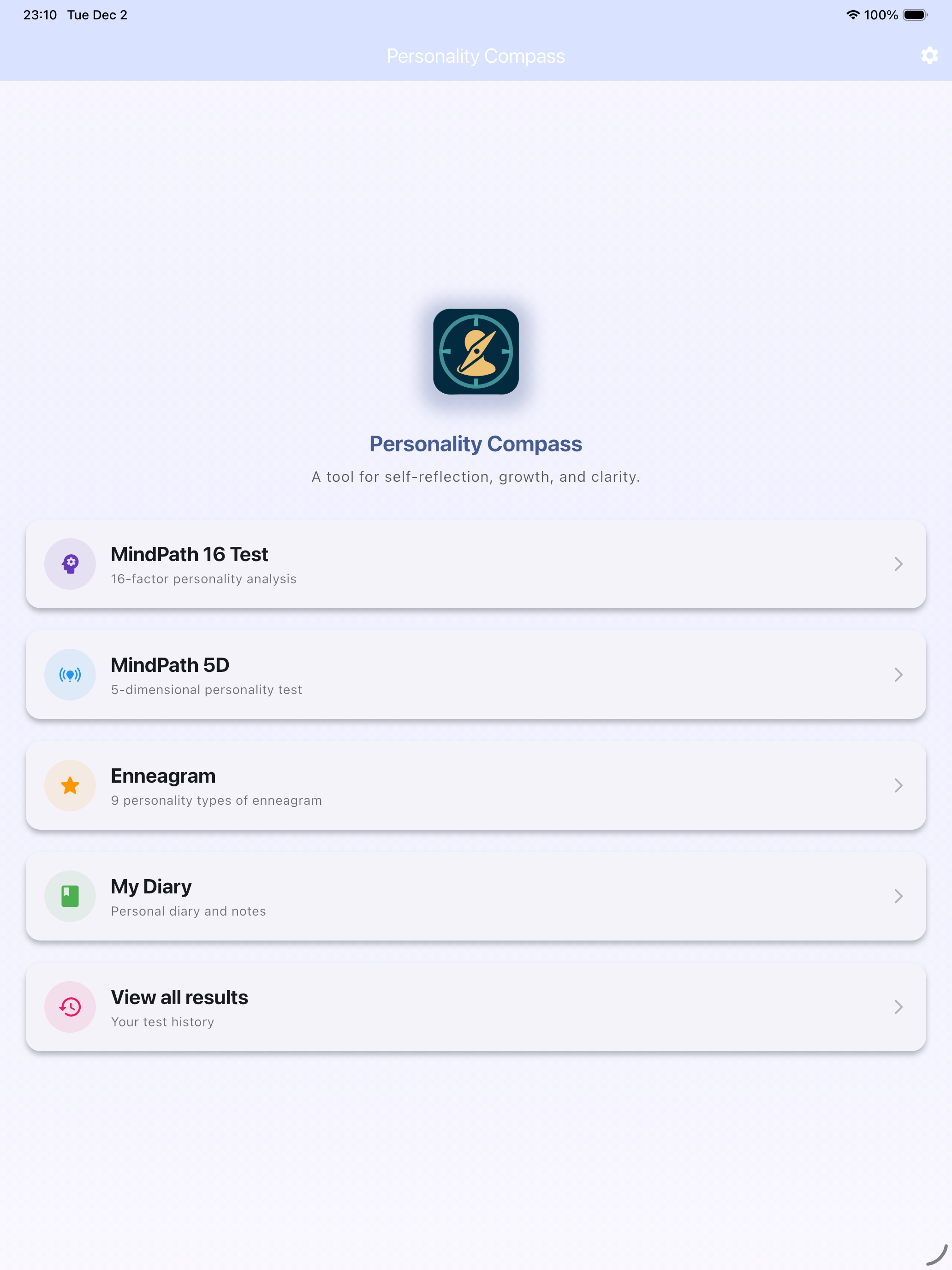 Personality Compass screenshot 12