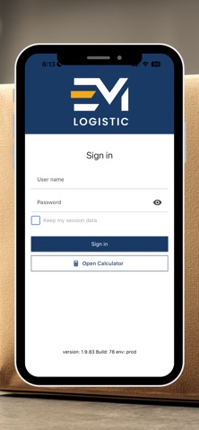 Eml Logistic HN iPhone screenshot