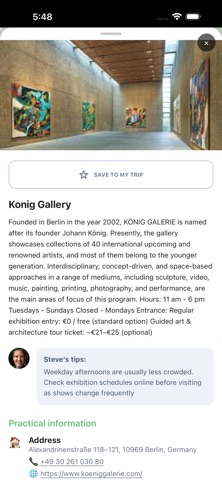 Steve Experience Berlin Tours iPhone screenshot