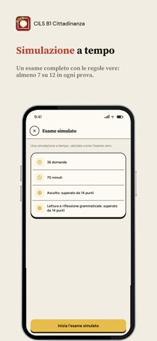 CILS B1 Cittadinanza: Italian iPhone screenshot