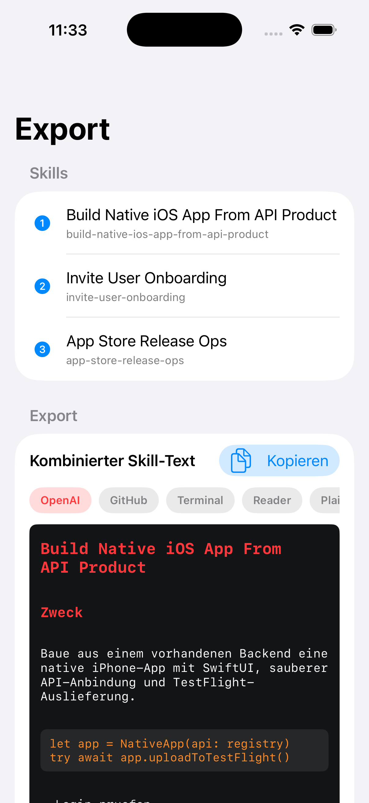 Private Skill Repository screenshot 8