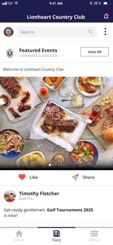 Lionheart Country Club iPhone screenshot