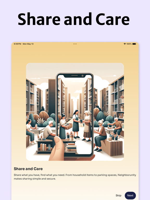 Neighbor-Unity iPad screenshot 1 - Business app