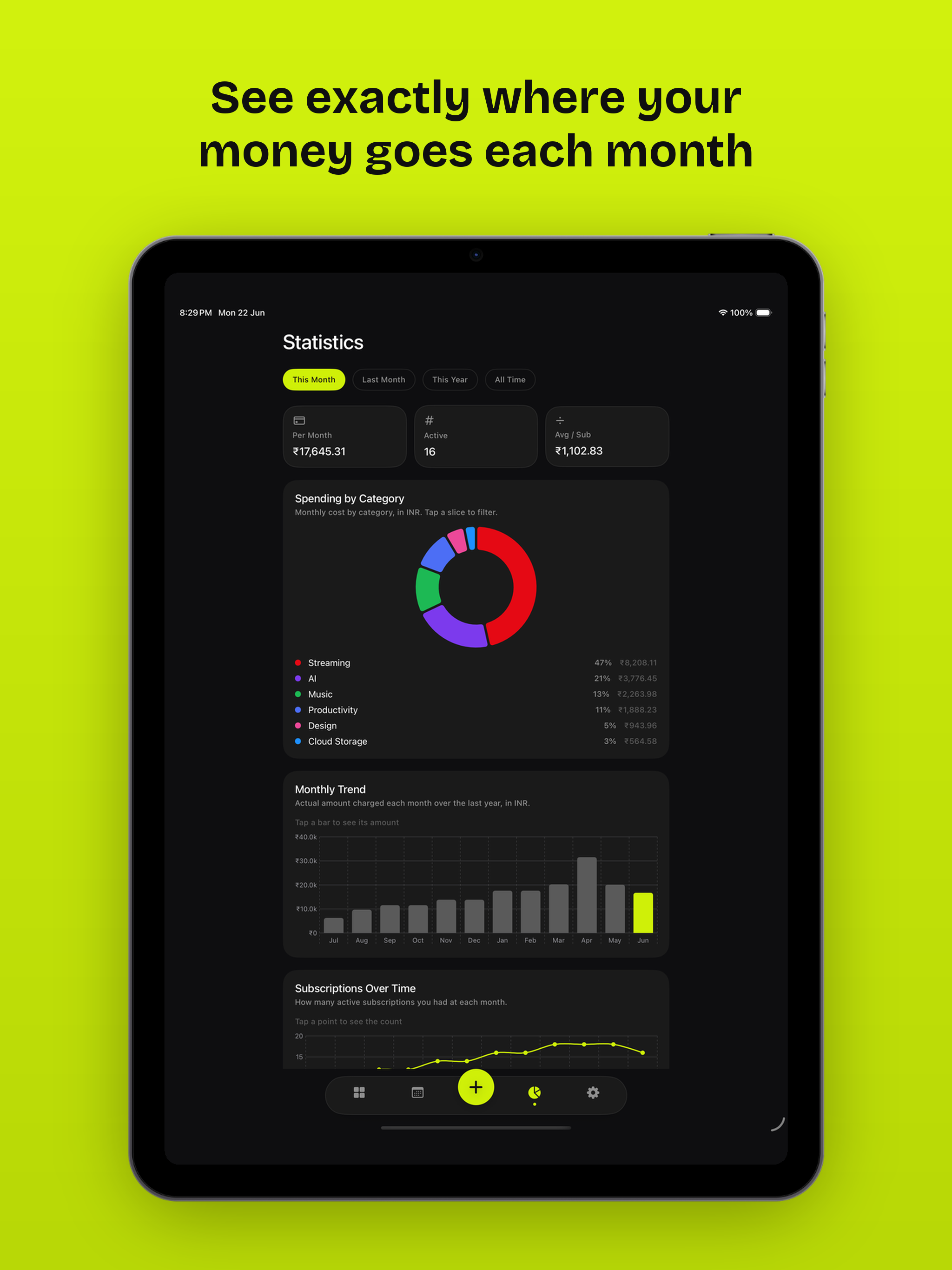 Subtle: Subscription Tracker screenshot 10