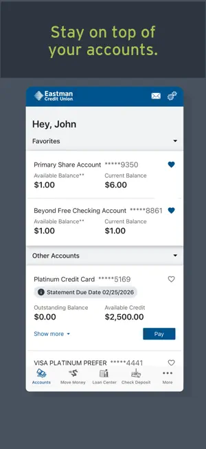 Eastman Credit Union screenshot 3