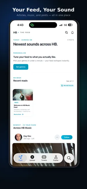 HB Music Feed v2 screenshot 2