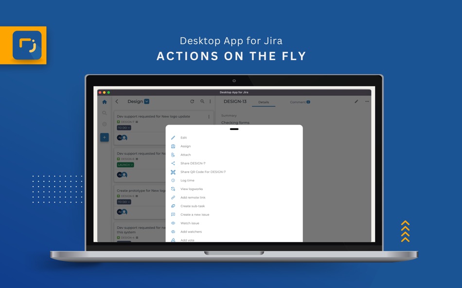#5. Desktop App for Jira (macOS) Podle: Infosysta DWC LLC