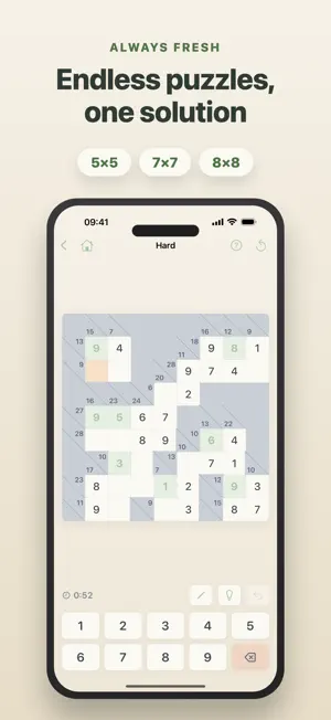 Zenkuro: Kakuro Cross Sums screenshot 2