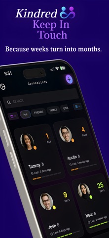 Kindred: Keep In Touch Screenshot 1 of 4