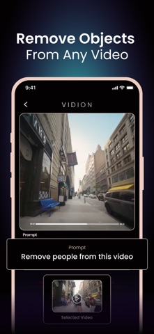 Vidion: AI Video Editor iPhone screenshot