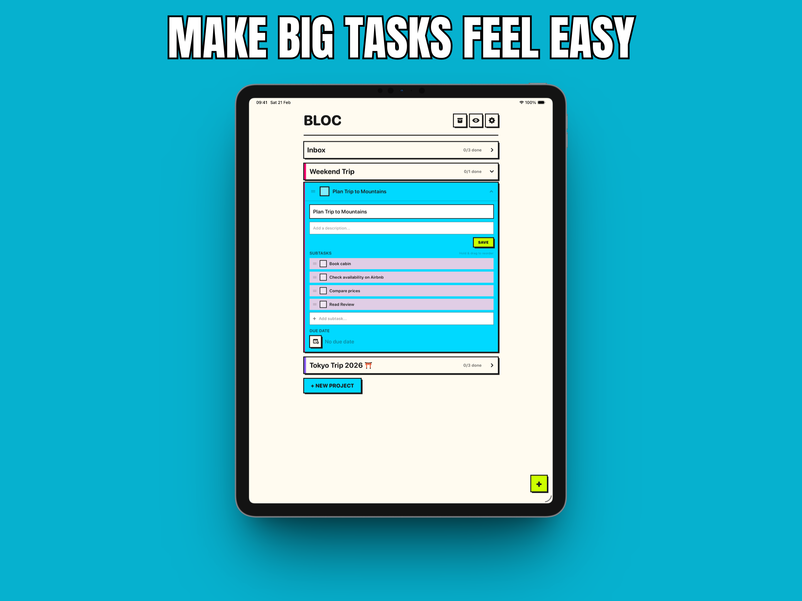 Bloc: ADHD Planner & Todo