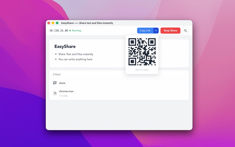 EasyShare Lite screenshot