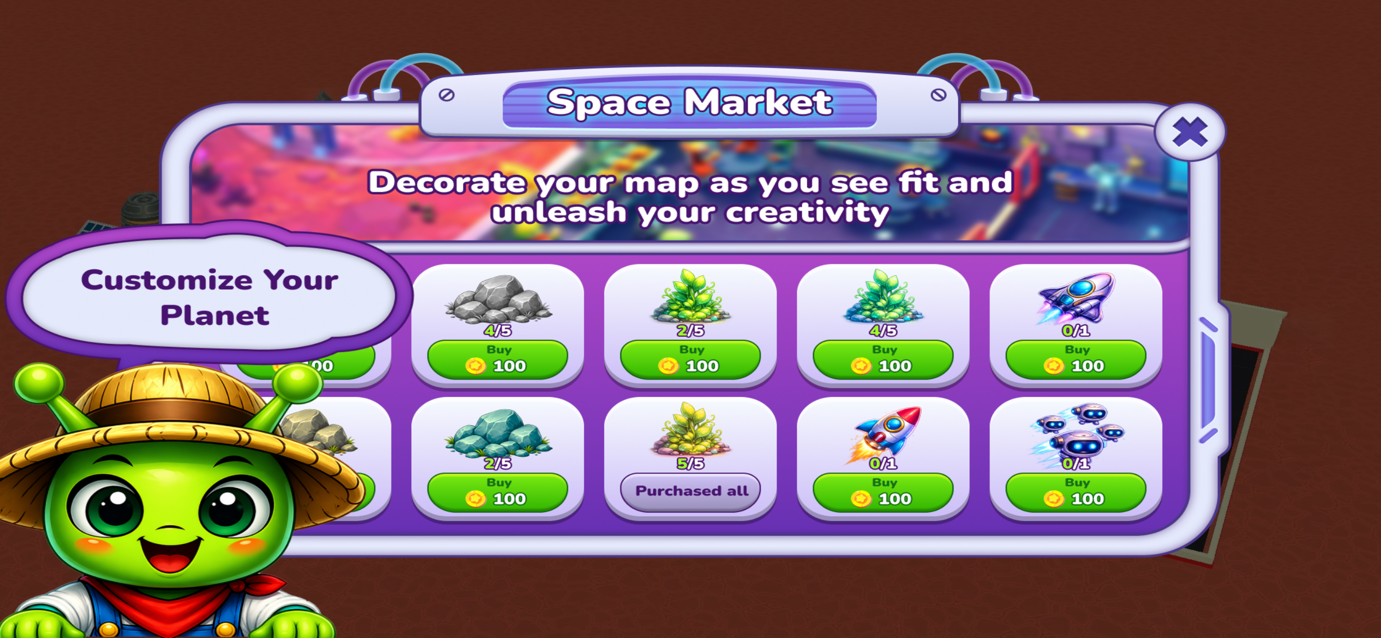 Space Farmer Idle Tycoon screenshot 6