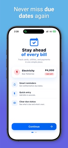 NextDue: Bill Tracker Screenshot 1 of 5