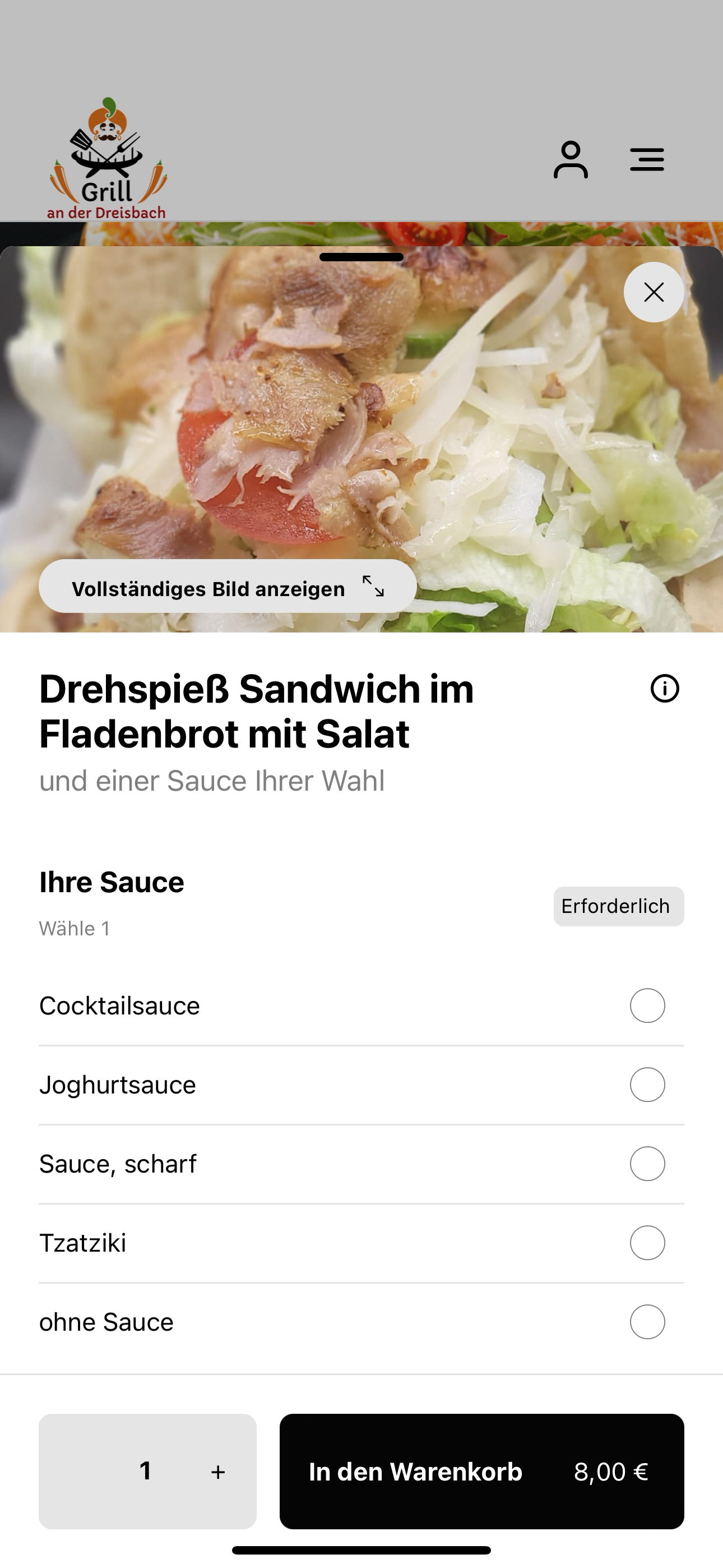 Grill an der Dreisbach