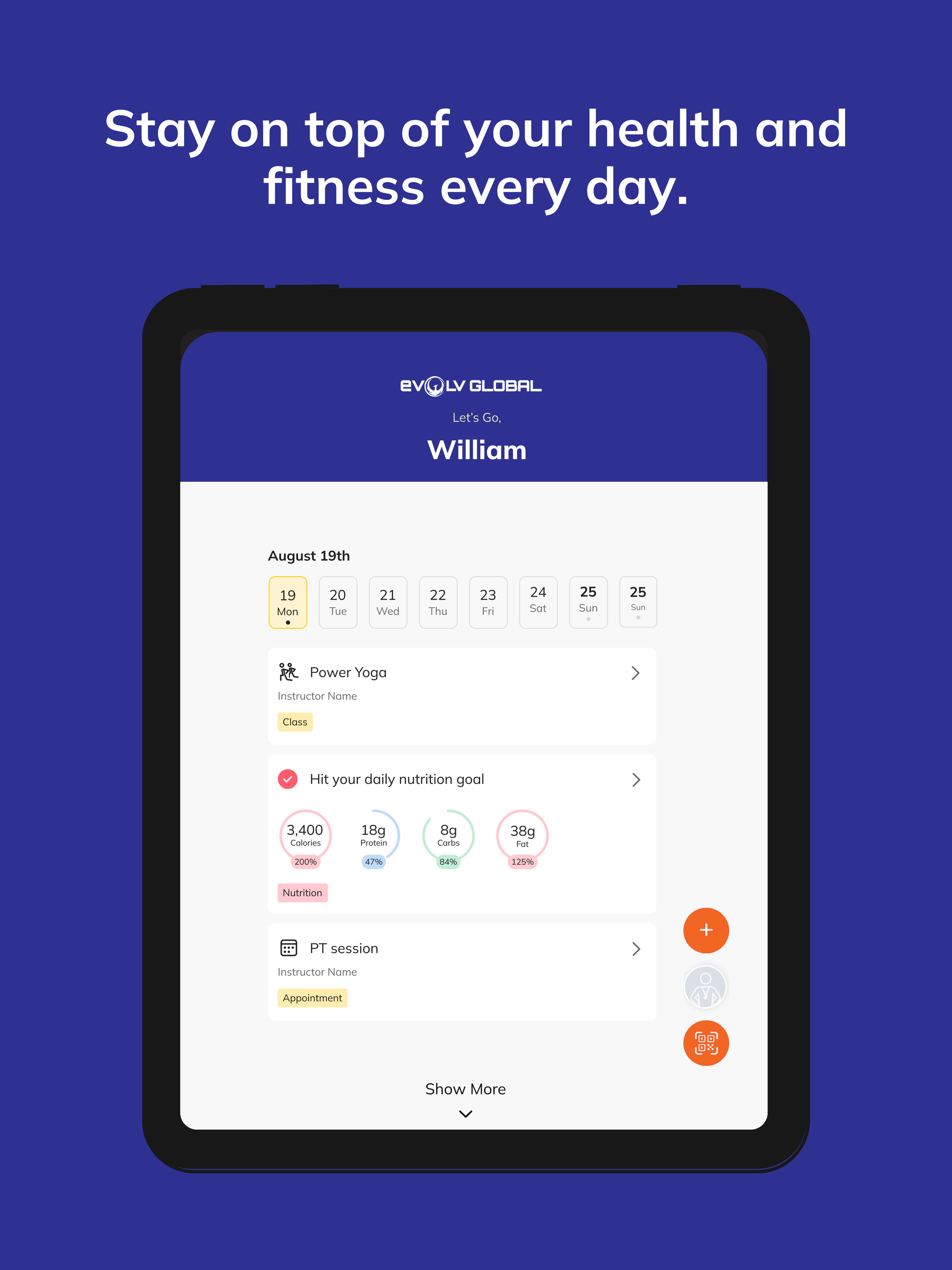 eVOLV Fitness App