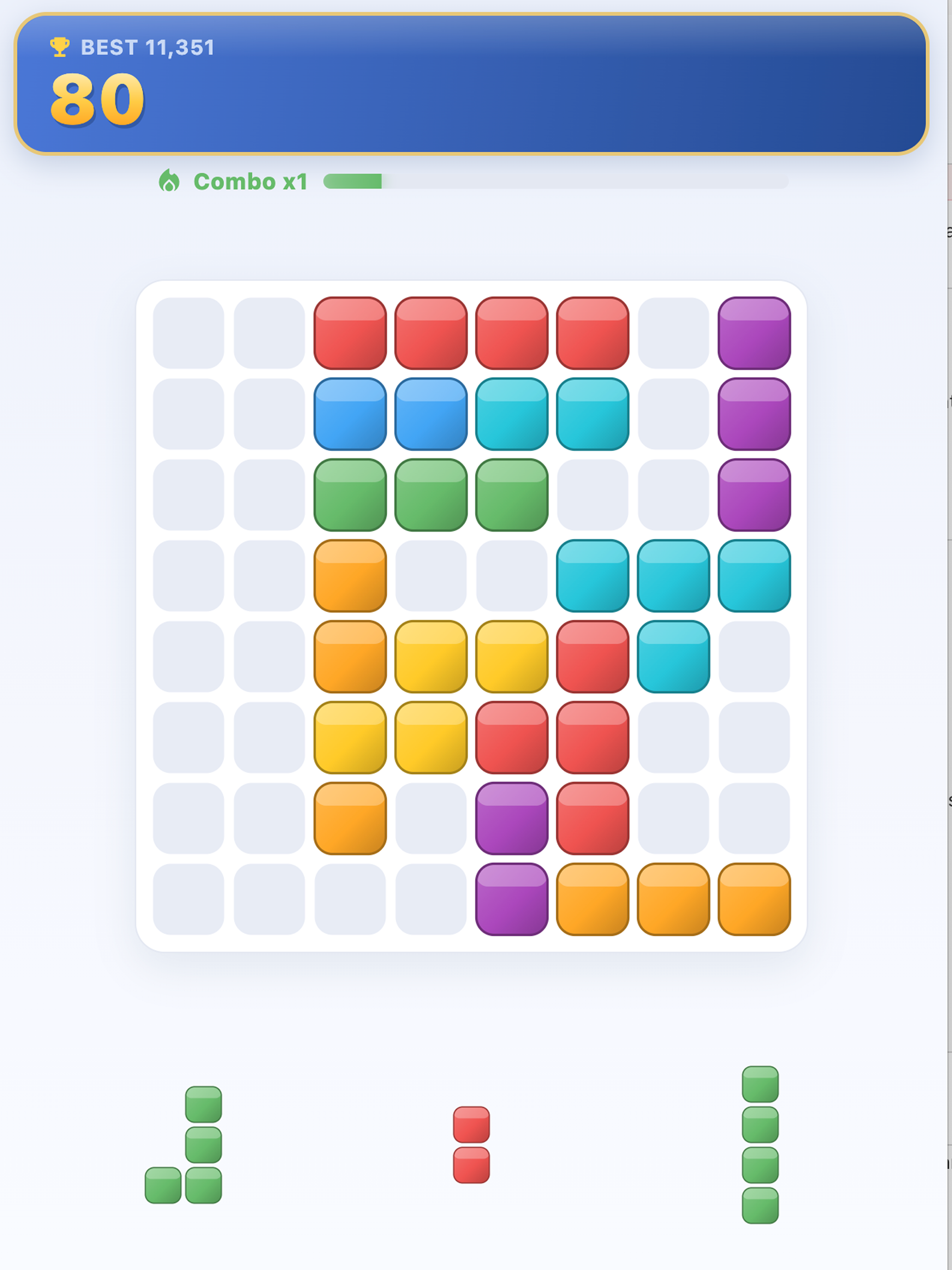 Block Combo - Bricks Blast screenshot 3
