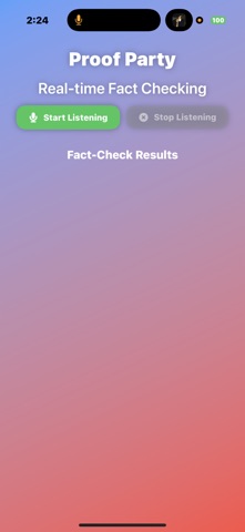 ProofPartyy screenshot