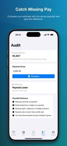 Nurse Shift Pay Calendar Screenshot 3 of 5
