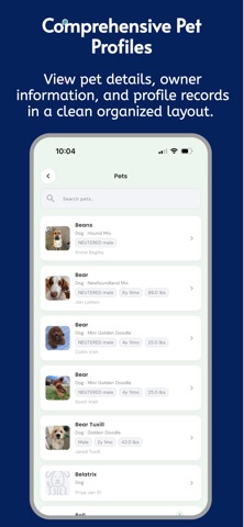 StaffApp+ for Kennels iPhone screenshot