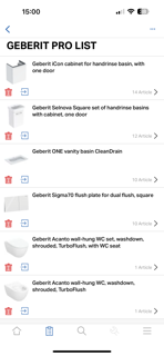 Geberit Pro screenshot 2