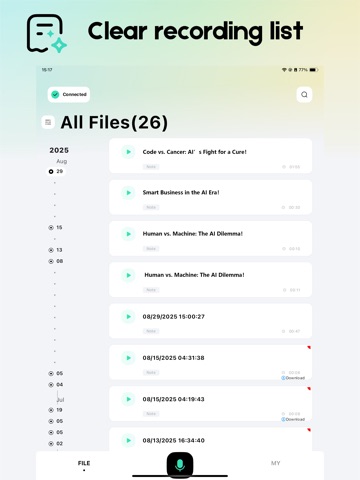 AI DVR Link iPad screenshot