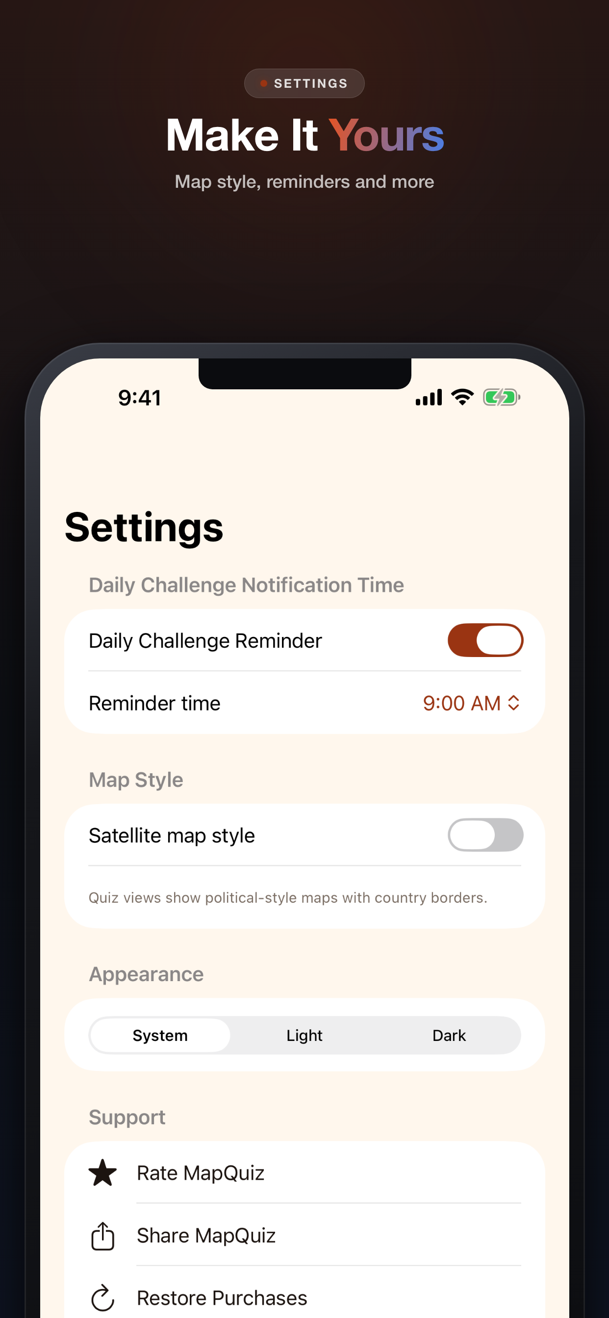 MapQuiz - Geography Quiz screenshot 4
