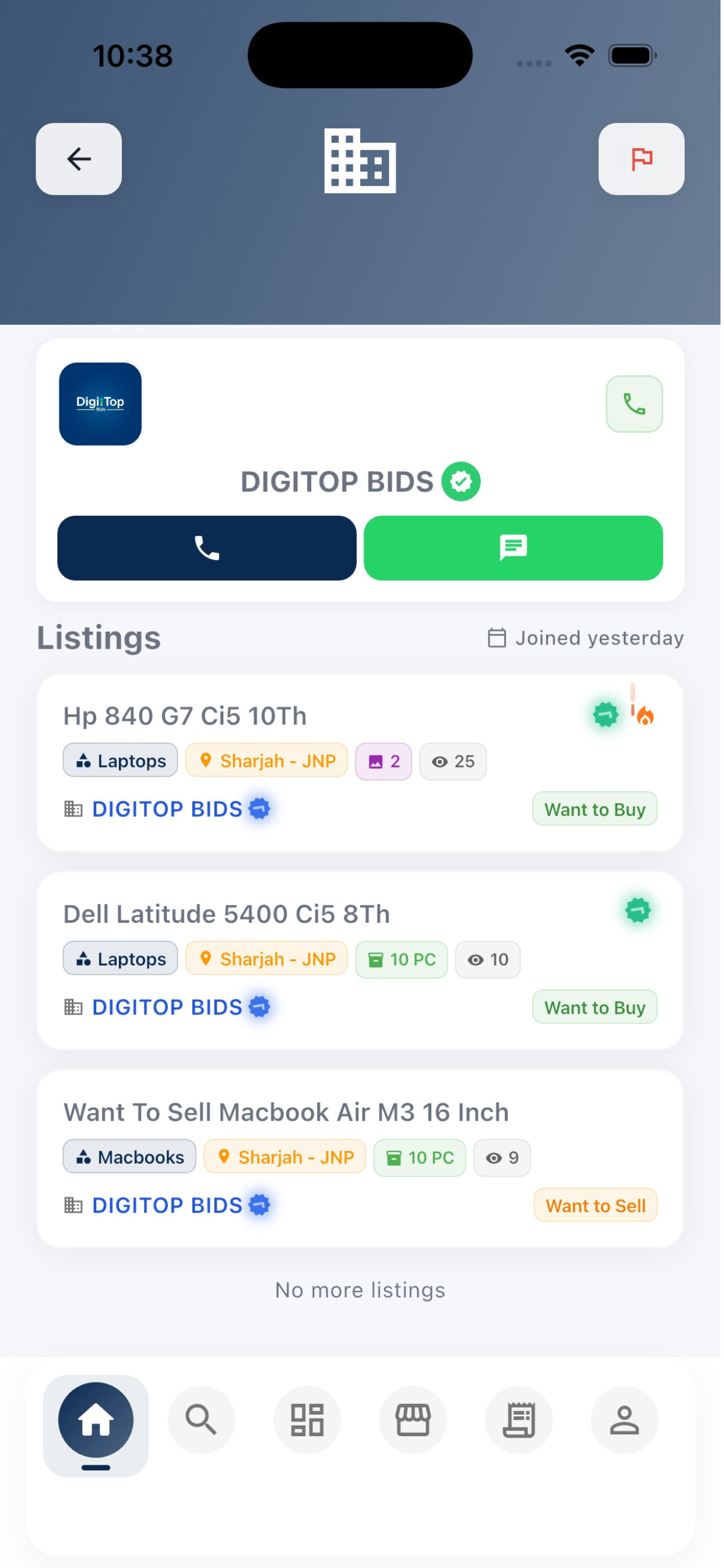 Digitop Bids Marketplace