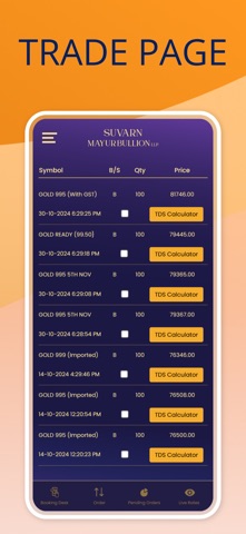 Suvarn Mayur Bullion Spot screenshot