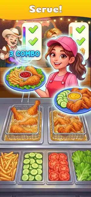 Recipe Rush - Cooking Games screenshot 1