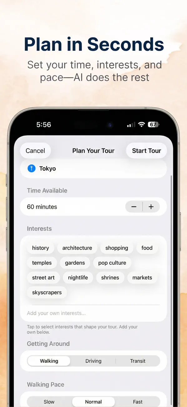 Screenshot #2 pour AutoTour - AI-Guided Tours