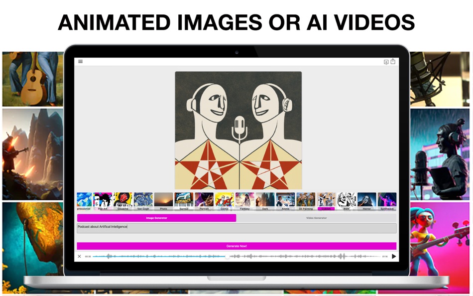 #5. AI Video Generator MAIVE, Song (macOS) 由: Future Moments