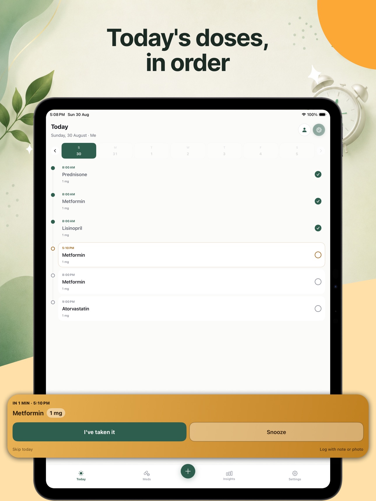 Screenshot 8 of Pillar: Medication Alarm