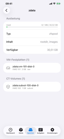 PVE Admin iPhone screenshot 6
