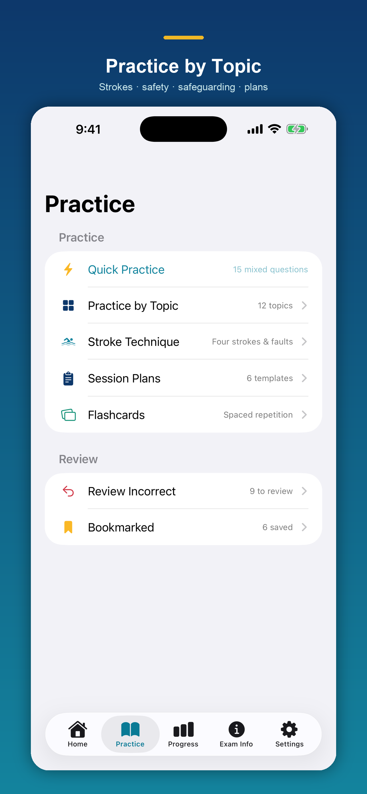 Swimming Teacher Prep UK screenshot 2